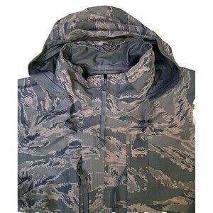 US Air Force Tennier ECWCS Wet/Dry Size XL USAF certified Camo Parka Jacket